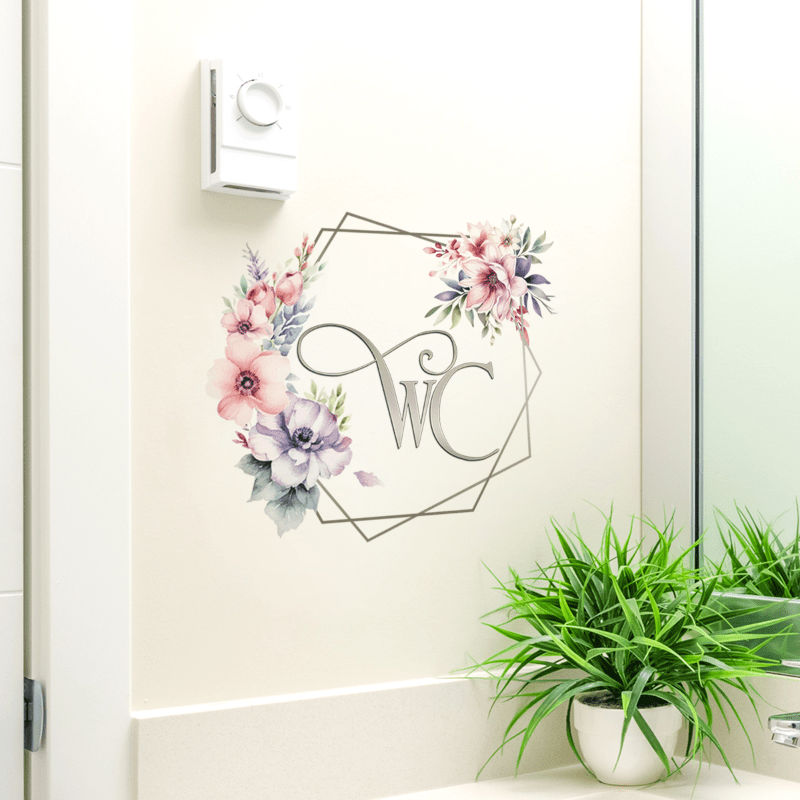 Removable Wall Stickers Toilet Door Stickers