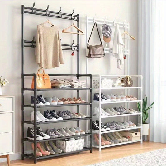 Coat Rack Shoe And Hat Rack Storage