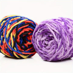 3pcs Colorful Ice Wool Thread for DIY Knitting Crocheting