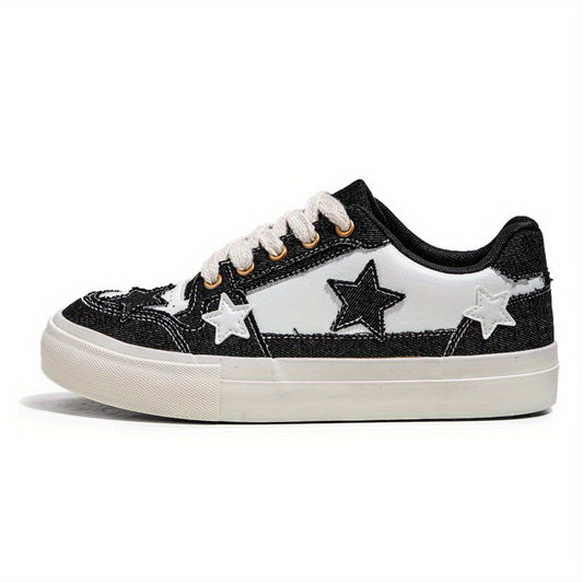 Women's Star Pattern Outdoor Sneakers Lightweight Non slip Platform Sports Shoes
