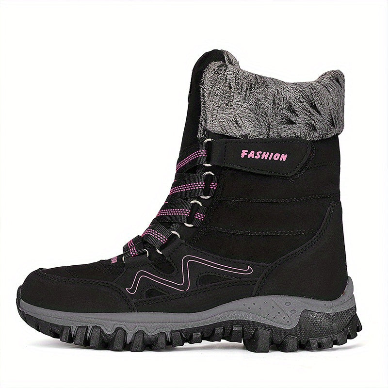 Women's Fur Lined Anti Slip Ankle Snow Boots