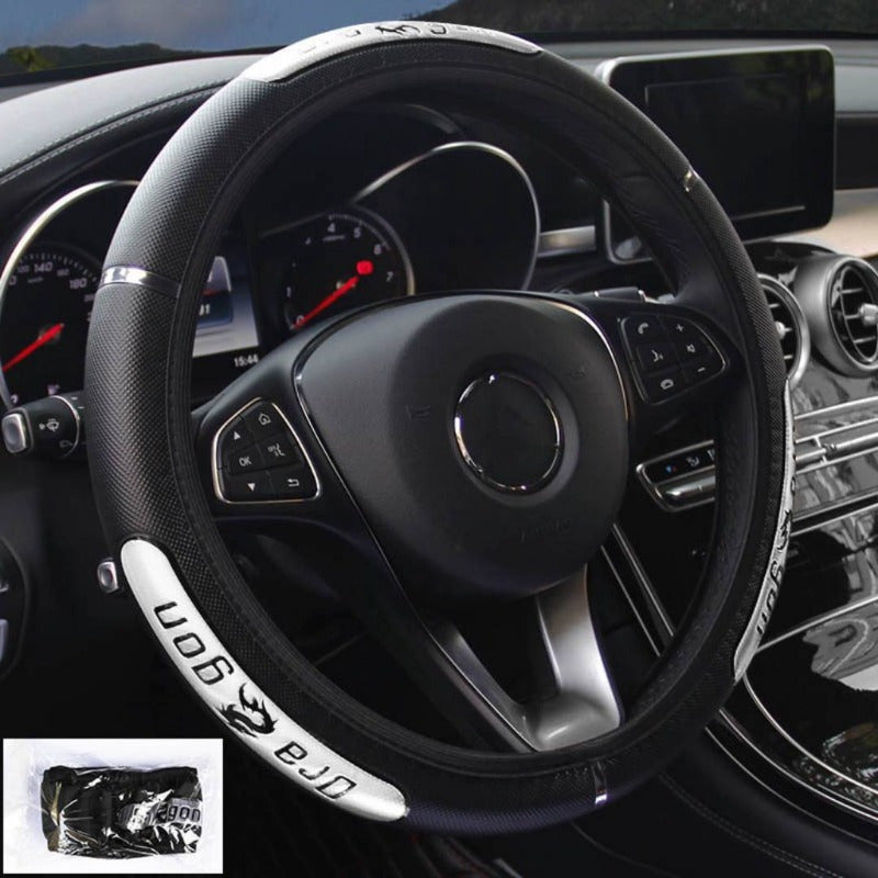 Reflective Dragon Steering Wheel Cover Set