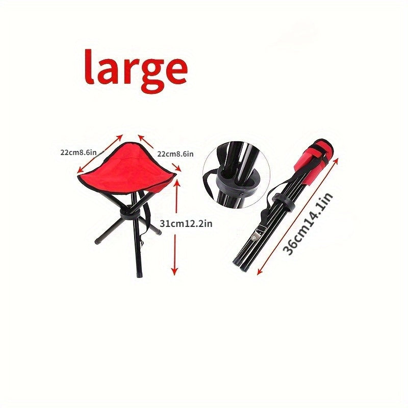 Portable Triangle Folding Stool for Camping