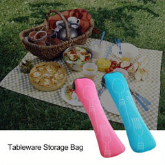 Portable Tableware Bag Cutlery Storage for Travel Picnic Spoon/Fork