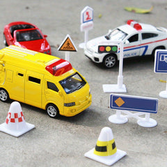 28pcs Traffic Signs Educational Toy For Traffic Car Gift