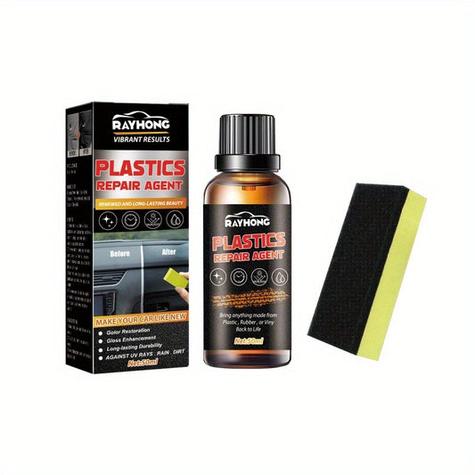 Hydrophobic Ceramic Trim Coating Kit - Plastic Restorer for Cars