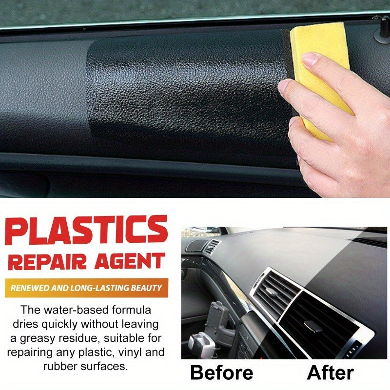 Hydrophobic Ceramic Trim Coating Kit - Plastic Restorer for Cars