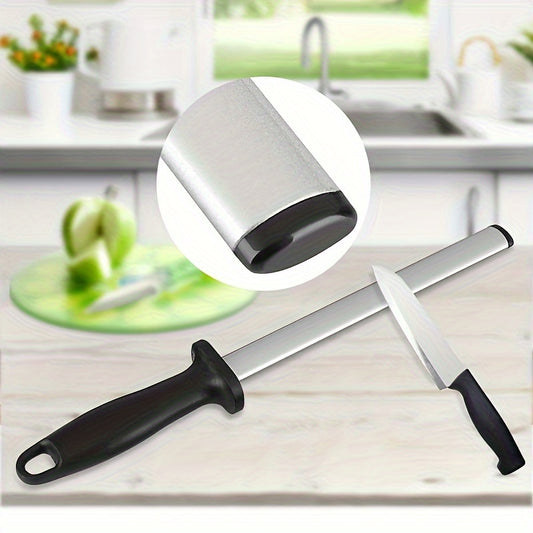 12 Inch Steel Sharpener Rod for Kitchen and Camping Use