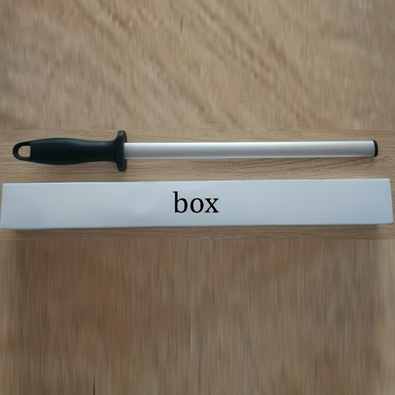 12 Inch Steel Sharpener Rod for Kitchen and Camping Use