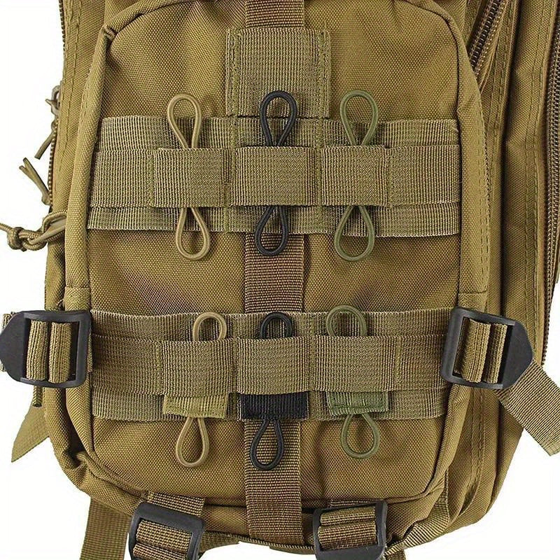 5pcs Outdoor Nylon Fastener Binding Retainer Elastic Molle Ribbon Buckle