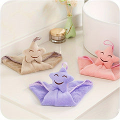 Smiling Face Pattern Towel Thick Water Absorbent