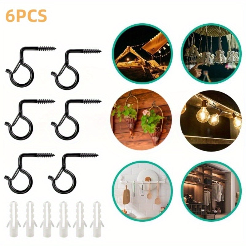 10pcs Metal Plant Hook Outdoor Hanging Display Wreath Christmas Light Hook