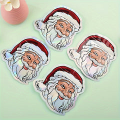 10pcs Santa Claus Ziplock Gift Bags Christmas Decorations
