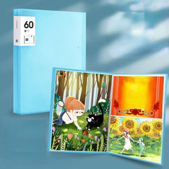 A3 Painting Art Collection Folder 8K Album Transparent Data Book