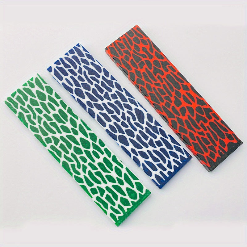 Giraffe Pattern Resin Handle Material for DIY Handle Composite Material Patch