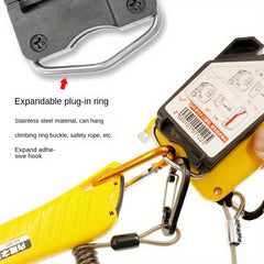 Quick Release Safety Pin Buckle Tape Measure 5M 3M 10M Steel Snap Accessories