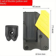 Quick Release Safety Pin Buckle Tape Measure 5M 3M 10M Steel Snap Accessories
