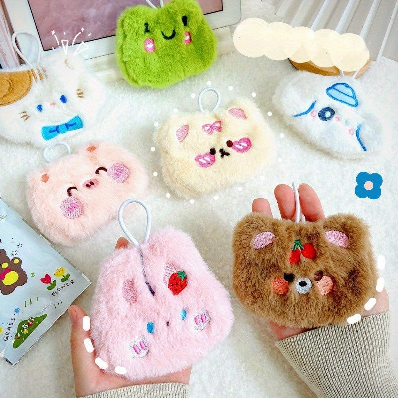 Cartoon Plush Hand Warmer Self Heating Portable Winter Essential