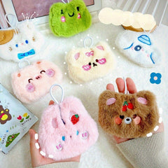 Cartoon Plush Hand Warmer Self Heating Portable Winter Essential