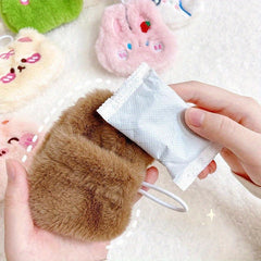 Cartoon Plush Hand Warmer Self Heating Portable Winter Essential