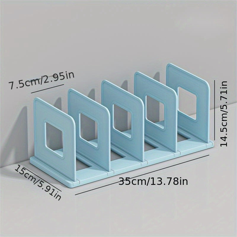 Foldable Desktop Book Stand and Desk Storage Rack