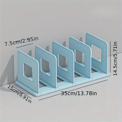 Foldable Desktop Book Stand and Desk Storage Rack