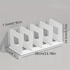 Foldable Desktop Book Stand and Desk Storage Rack