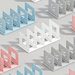 Foldable Desktop Book Stand and Desk Storage Rack