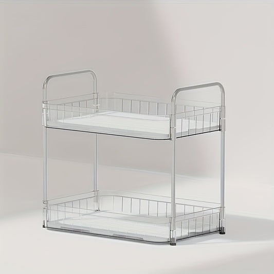 2 Layer Dish Drying Rack Kitchen Tableware Large Capacity Storage Space Saver