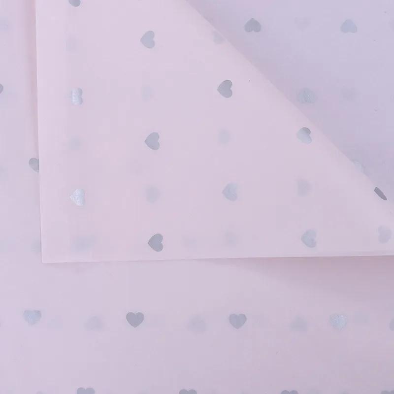 56pcs 700x500mm Peach Heart Tissue Paper DIY Craft Gift Wrapping
