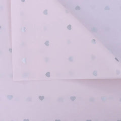 56pcs 700x500mm Peach Heart Tissue Paper DIY Craft Gift Wrapping