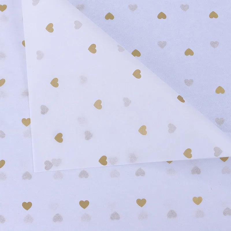 56pcs 700x500mm Peach Heart Tissue Paper DIY Craft Gift Wrapping