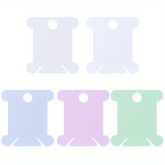 50/100pcs Cross Stitch Thread Winding Board Thread Winder Plastic Organizer