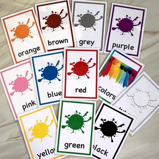 Waterproof Plastic Flash Cards for English Learning