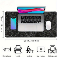 Large Desk Mat Painting Series Pattern Mouse Play Mat
