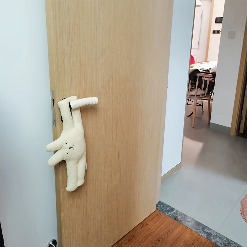 Door Pinch Guard Stretchable Door Stopper Prevents Slamming Doors