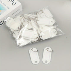 10pcs Plastic PP Key Chain Luggage Tag Hotel Number Classification