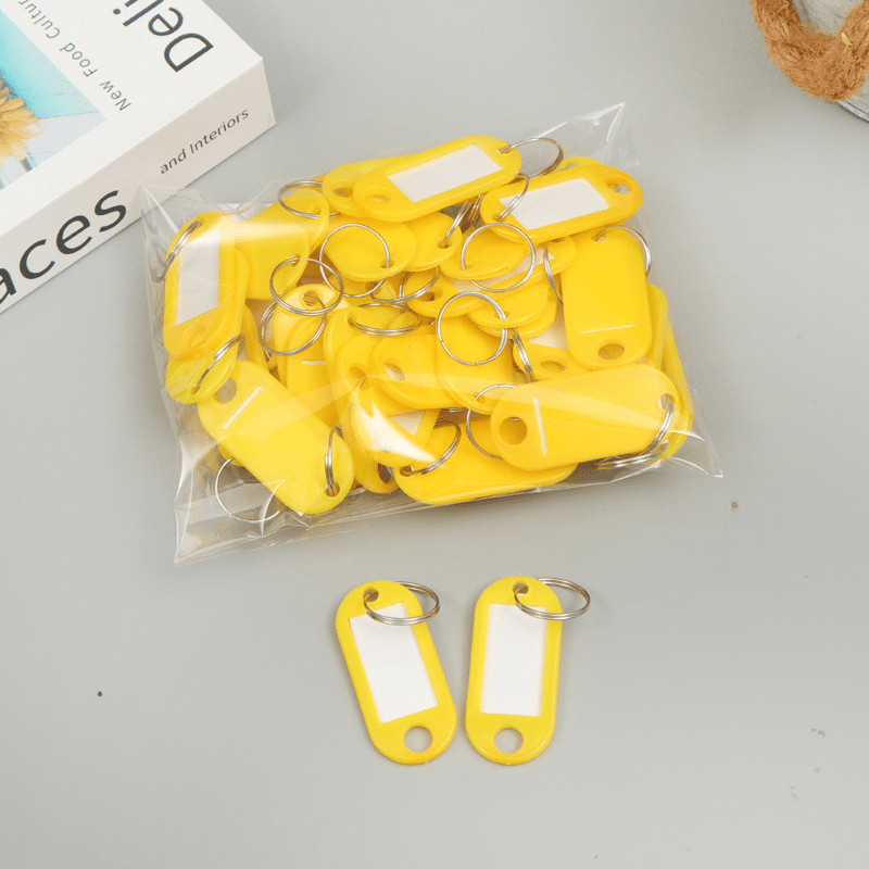 10pcs Plastic PP Key Chain Luggage Tag Hotel Number Classification