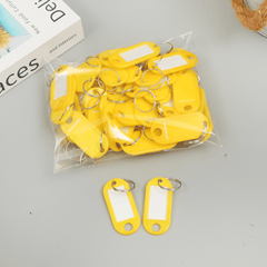 10pcs Plastic PP Key Chain Luggage Tag Hotel Number Classification