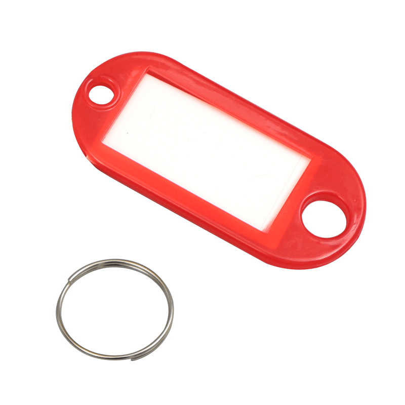 10pcs Plastic PP Key Chain Luggage Tag Hotel Number Classification