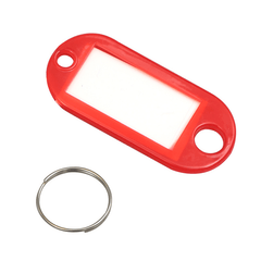 10pcs Plastic PP Key Chain Luggage Tag Hotel Number Classification
