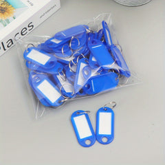 10pcs Plastic PP Key Chain Luggage Tag Hotel Number Classification