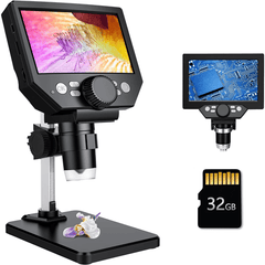 LCD Digital Microscope 1080P 10 Megapixels 1-1000X Zoom Stereo Camera