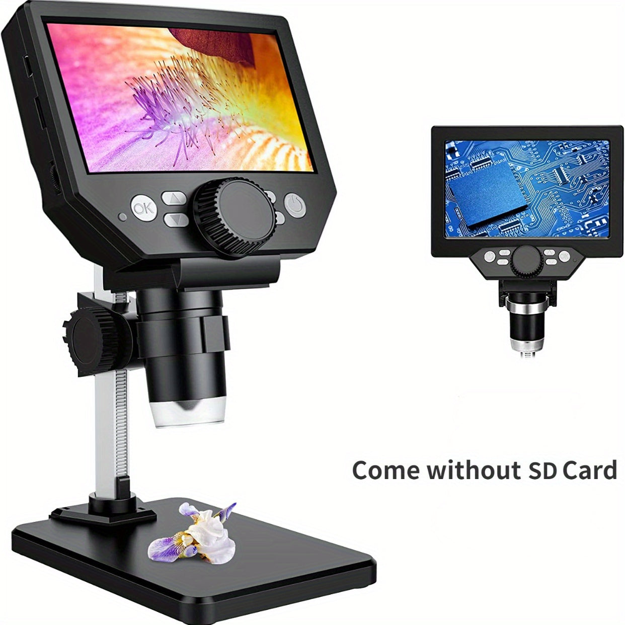 LCD Digital Microscope 1080P 10 Megapixels 1-1000X Zoom Stereo Camera