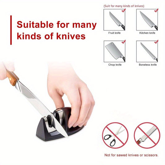 Manual Kitchen Sharpener for Home and Camping