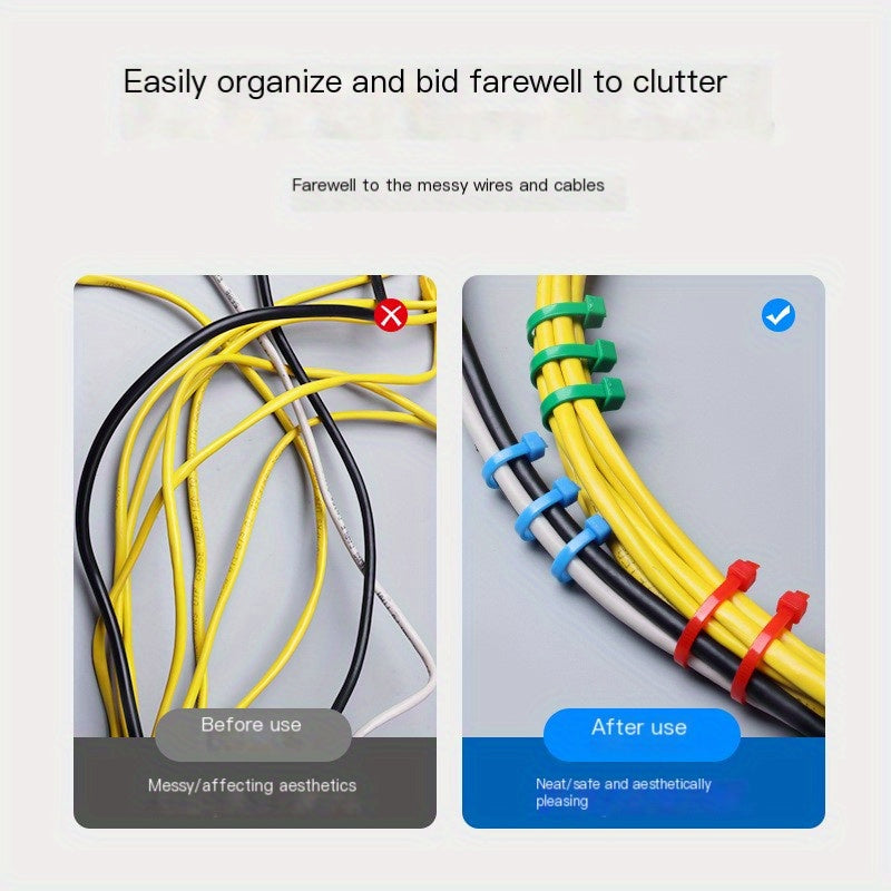 Plastic Wire Ties High Tensile Strength - Cable Zip Ties 1000pcs