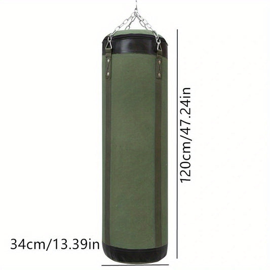 Canvas Boxing Punching Bag Unfilled Sandbag for Kicking Training