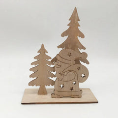 Wooden Ornaments Craft Wood Slices Christmas Tree Decoration DIY