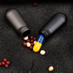 Mini Sealed Aluminum Waterproof Medicine Bottle for Outdoor Survival