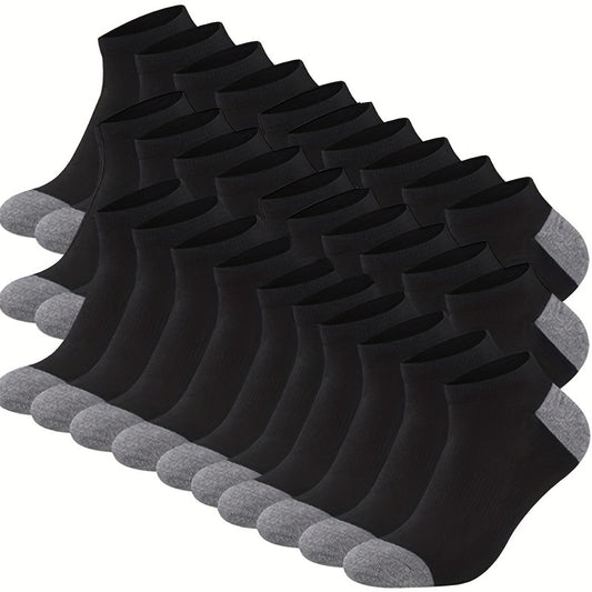 Men's Ankle Socks Cotton Comfort 3-Pack